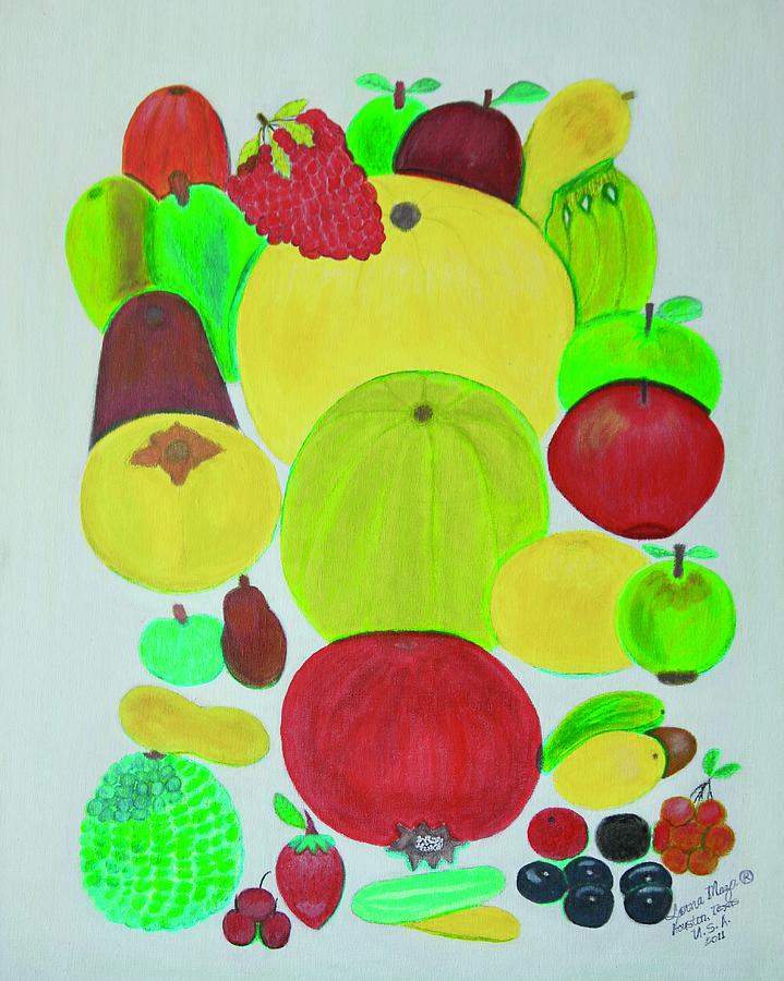 Fruits Painting by Lorna Maza