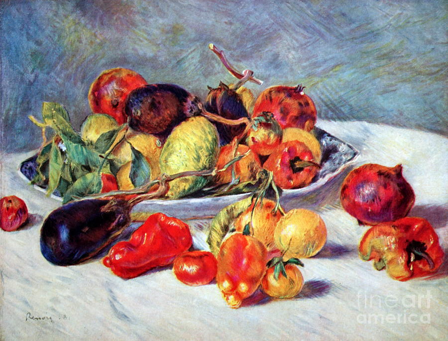 Fruits Of The Midi, 1850 Painting by Pierre Auguste Renoir