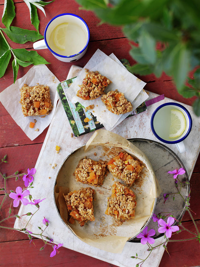 Fruity Muesli Bars Photograph by Ian Garlick - Fine Art America