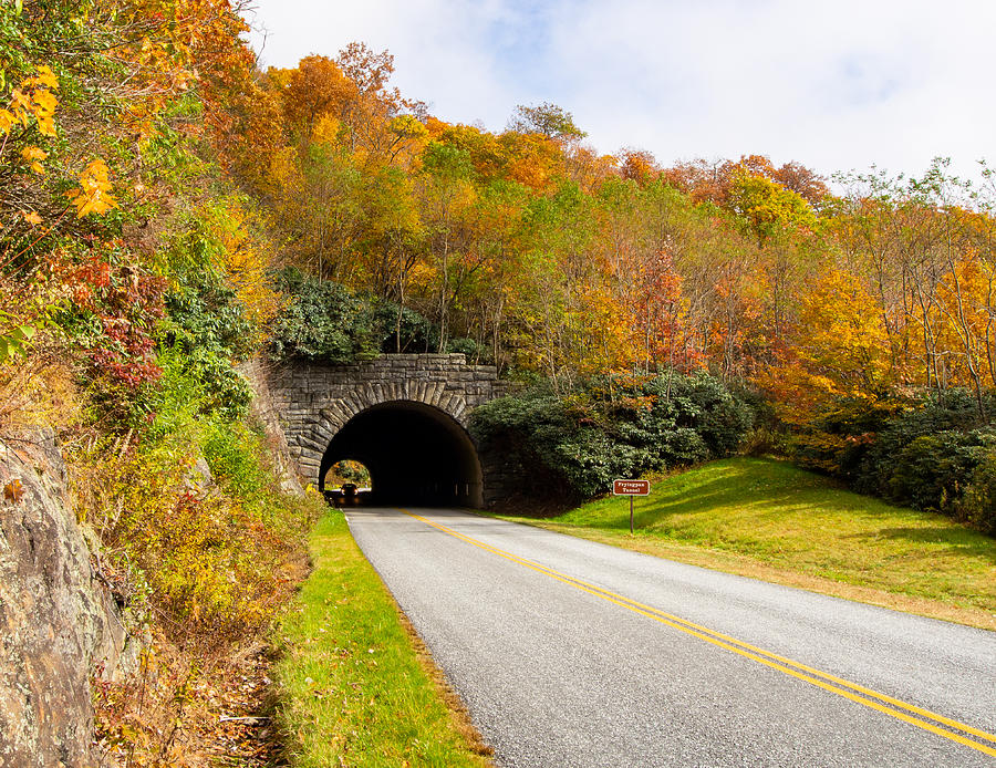 Frying Pan Tunnel on the Blue Ridge Parkway Photograph by L Bosco