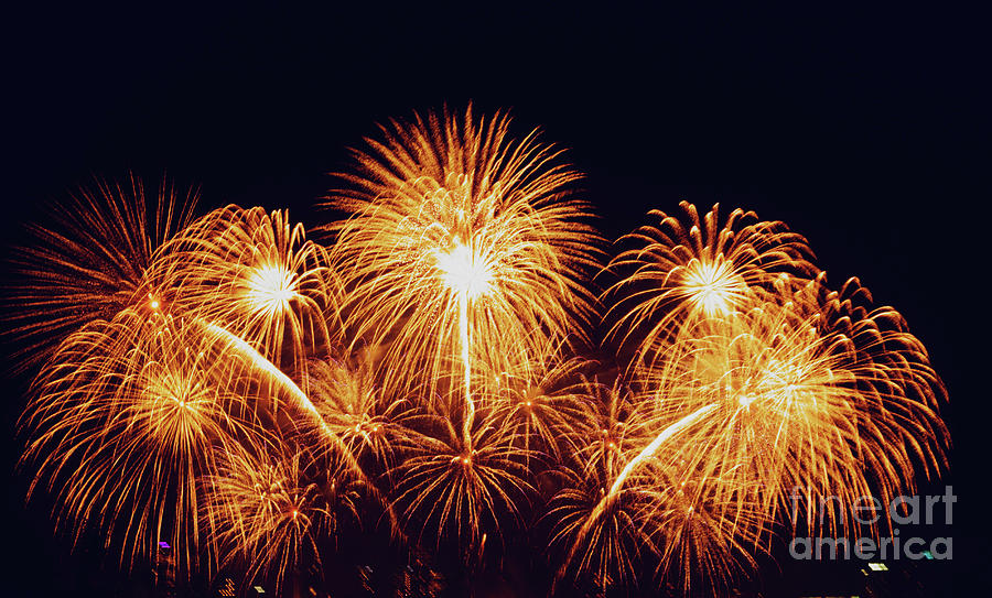 Fireworks Photograph - Fuegos Artificiales by Cassandra Buckley