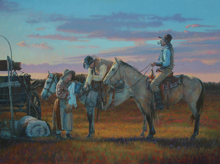 Fueling Up Painting by Jim Clements - Fine Art America