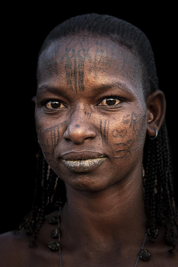 Fulani Woman In Adamawa Plateau, Cameroon Photograph By Elena Molina 