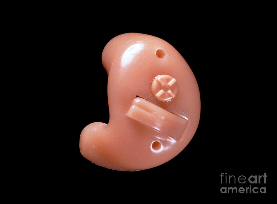 Full Concha Hearing Aid Photograph by Jane Shemilt/science Photo Library