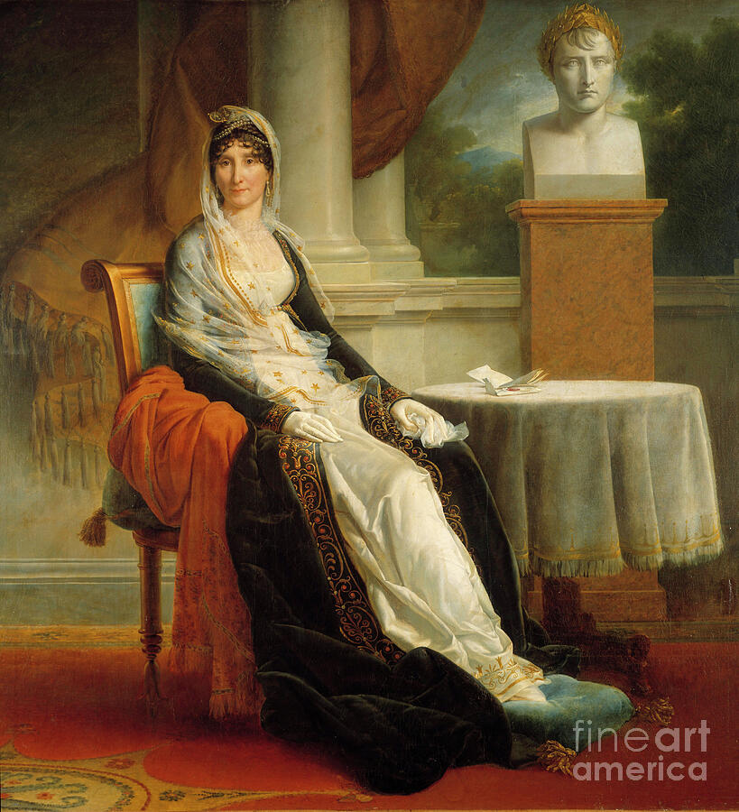 Full-length Portrait Of Laetitia Bonaparte 1750-1836, 1803 Painting by ...