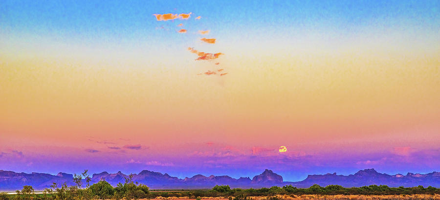 Full Moon, Arizona Sky Photograph by Don Schimmel