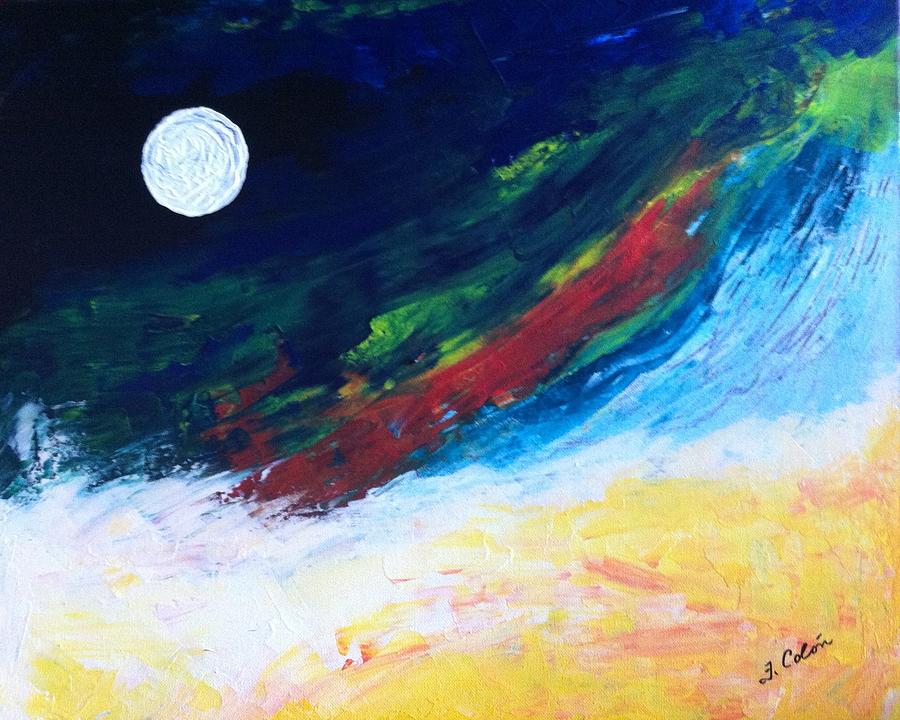 Full Moon Painting by Frank Colon - Fine Art America