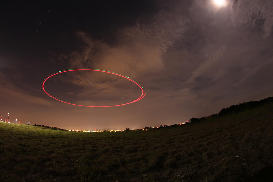 Full Moon Halo Photograph by Andrew Nourse