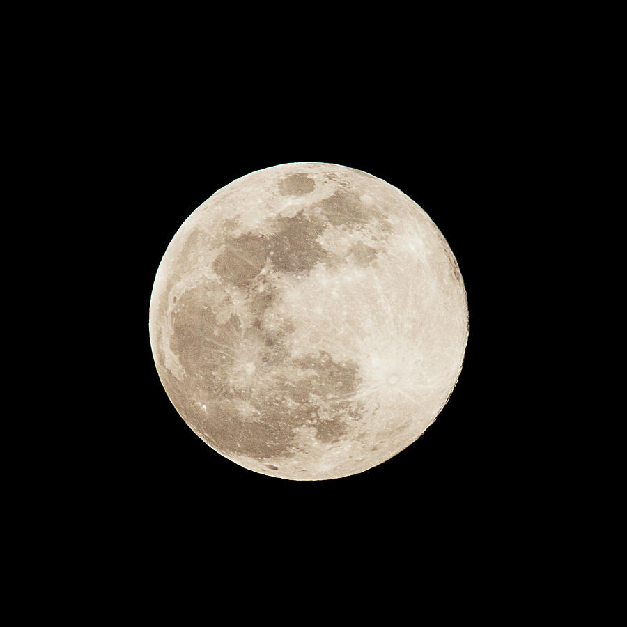 Full Moon Over Minoa Photograph