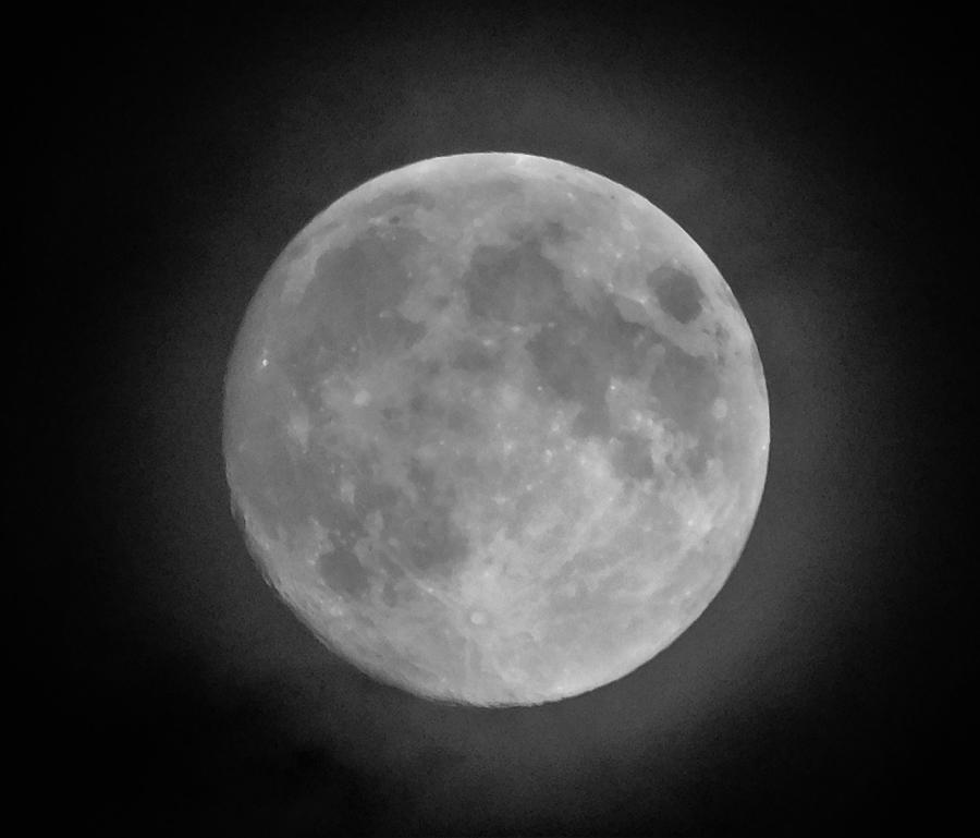 - Full Moon Photograph by THERESA Nye