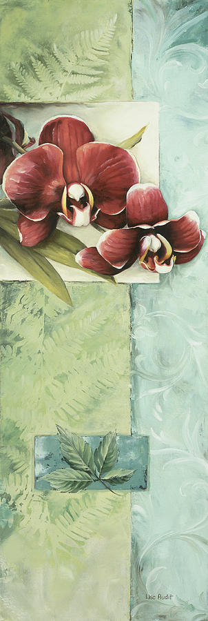 Orchid Painting - Full Orchid Duo 2 by Lisa Audit