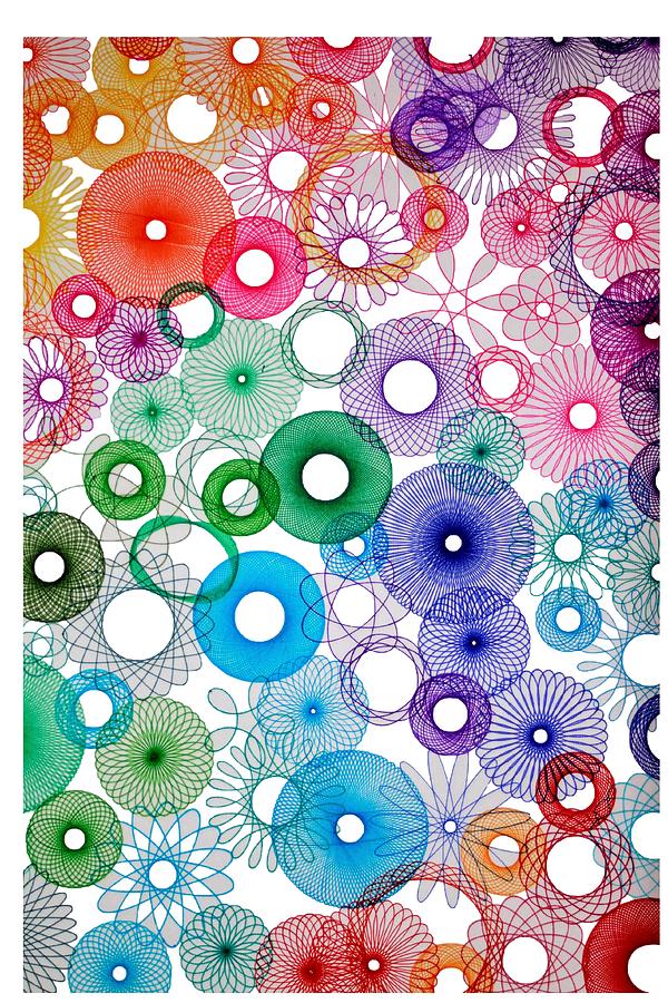 Spirograph — Stitched in Color