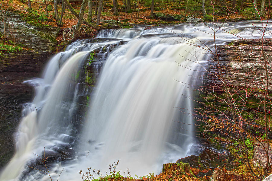 Fulmer Falls in Late Autumn Photograph by Angelo Marcialis