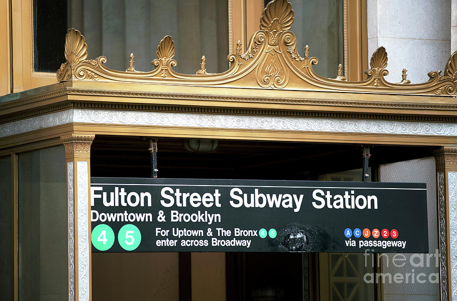 Fulton Street NYC Subway Station Photograph By Susan Candelario   Pixels