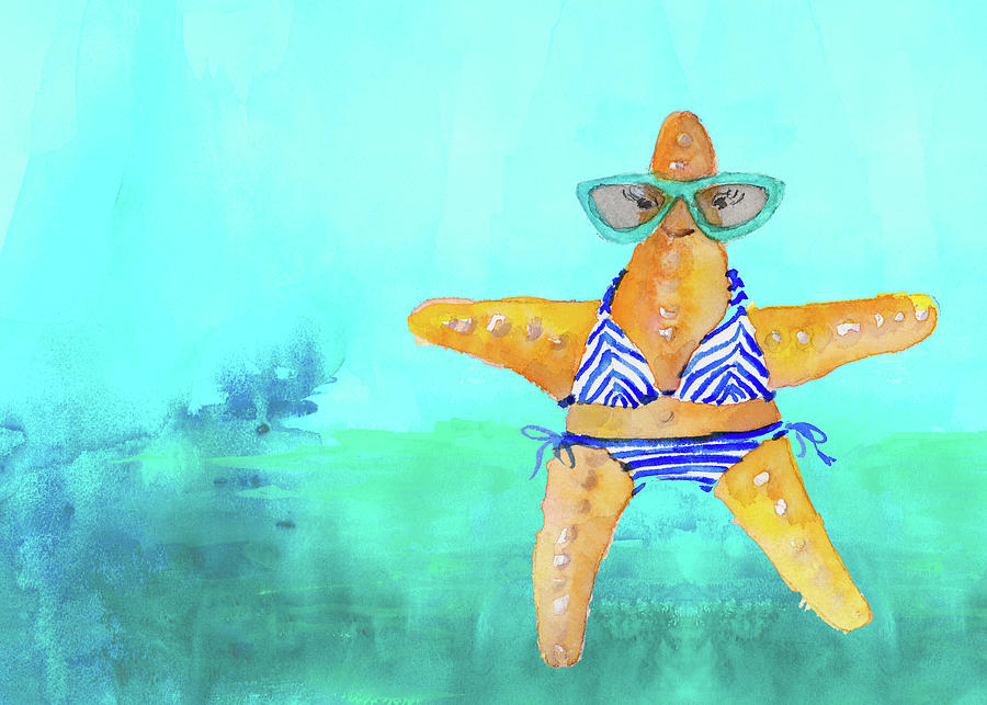 Fun Painting - Fun Under The Sea I by Lanie Loreth