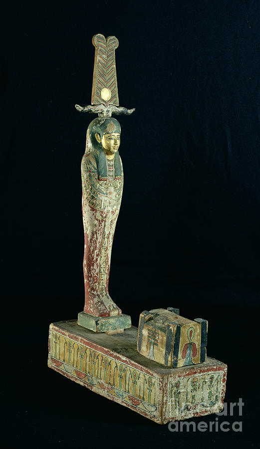 Funerary Statuette Of Ptah-sokar-osiris Painting By Late Period ...