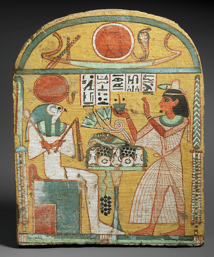Funerary Stela Of Aafenmut Painting by Science Source