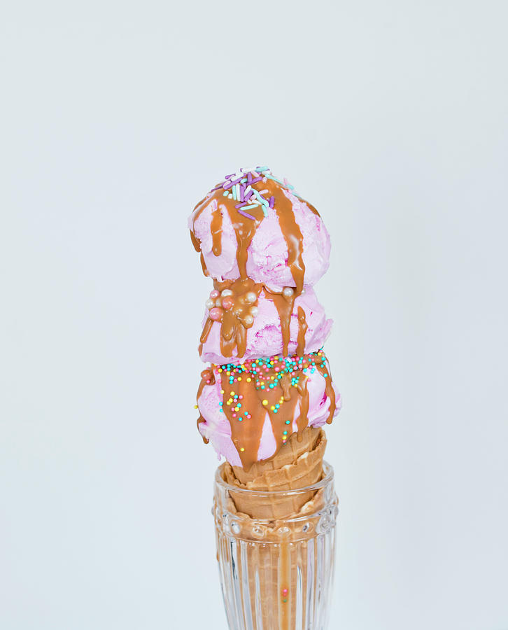 Funfetti Ice Cream Photograph by Dorota Indycka