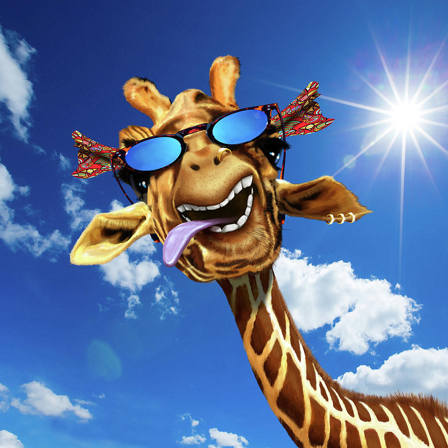 bandana funky giraffe