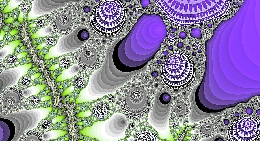 Funky Purple Canyon Digital Art by Don Northup