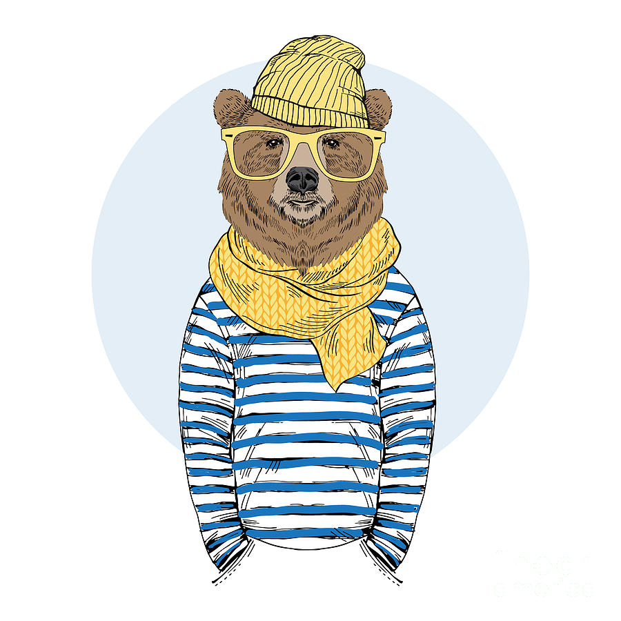 funny bear hat