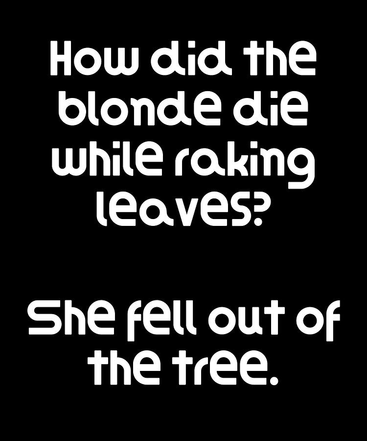 dead blonde jokes