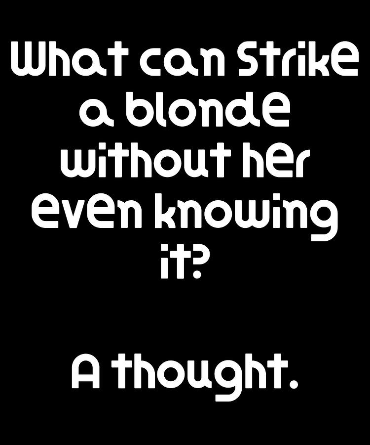 funny blonde quotes