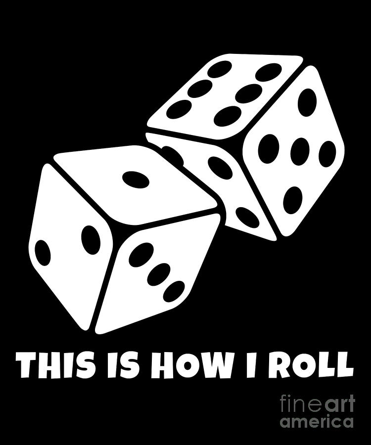 Funny Board Game Gift for Boardgame and Dice Lovers Digital Art by Martin Hicks