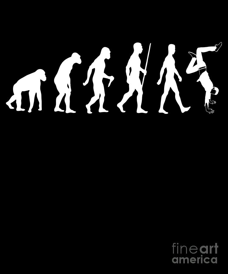 Funny Dancing Evolution Hip Hop Dance Gift Digital Art by MUC Designs