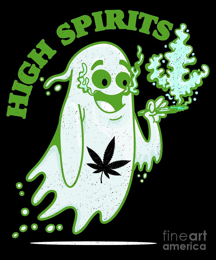 Funny Halloween Marijuana CBD Weed Smokers Stoners Potheads Digital Art by  Martin Hicks - Fine Art America