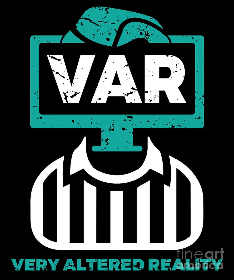Funny Soccer Referee Gift VAR Video Assistant Digital Art by Martin Hicks