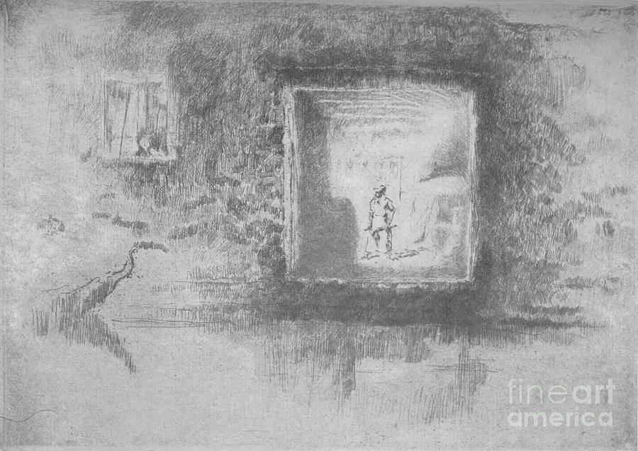 Furnace Nocturne, 1886, 1904 Drawing by Print Collector