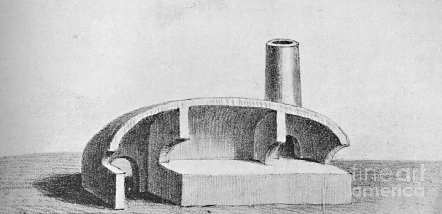 Furnace Used In The Smelling Of Copper Drawing by Print Collector Furnace Used In The Smelling Of Copper Drawing by Print Collector