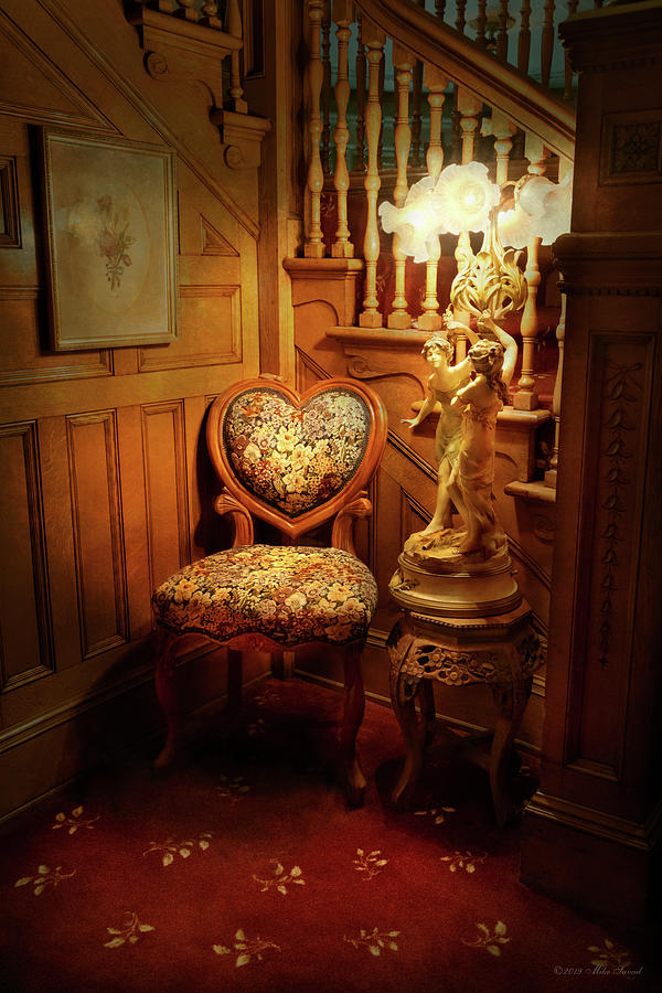 Furniture - Chair - Waiting for love Photograph by Mike Savad
