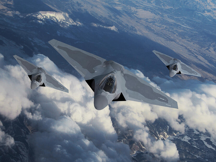 Future Fighter Jet Concept Digital Art by Erik Simonsen