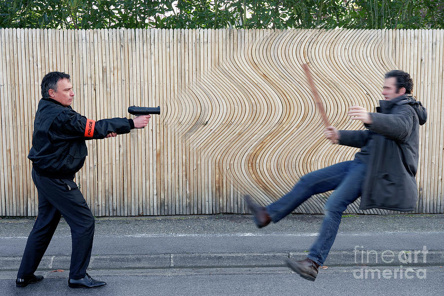 Future Police Weapon Photograph by Pascal Goetgheluck/science Photo Library
