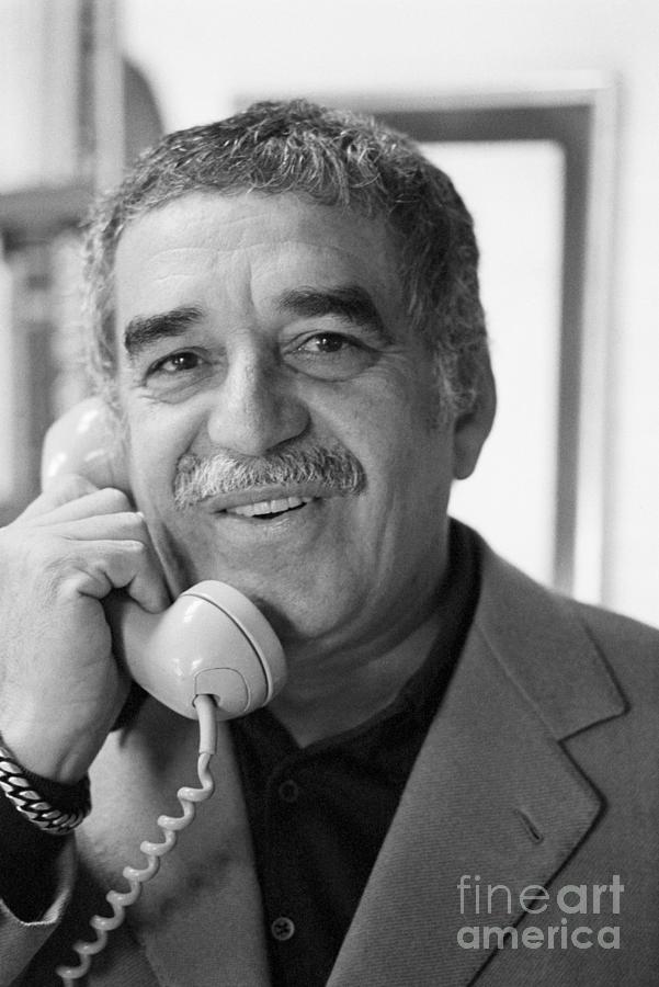 Gabriel Garcia Marquez Speaks Photograph by Bettmann