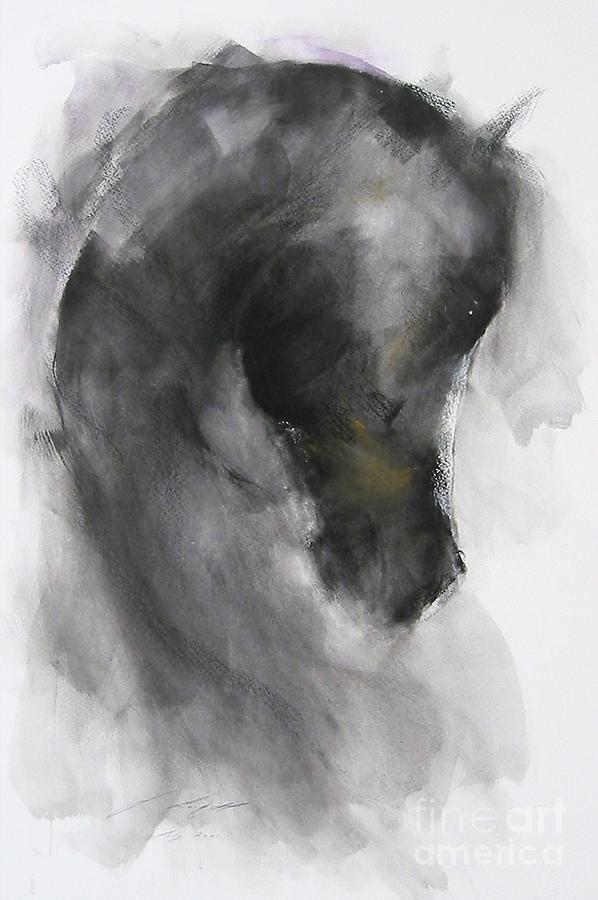 Horse Painting - Gabriel by Janette Lockett Horse Painting - Gabriel by Janette Lockett