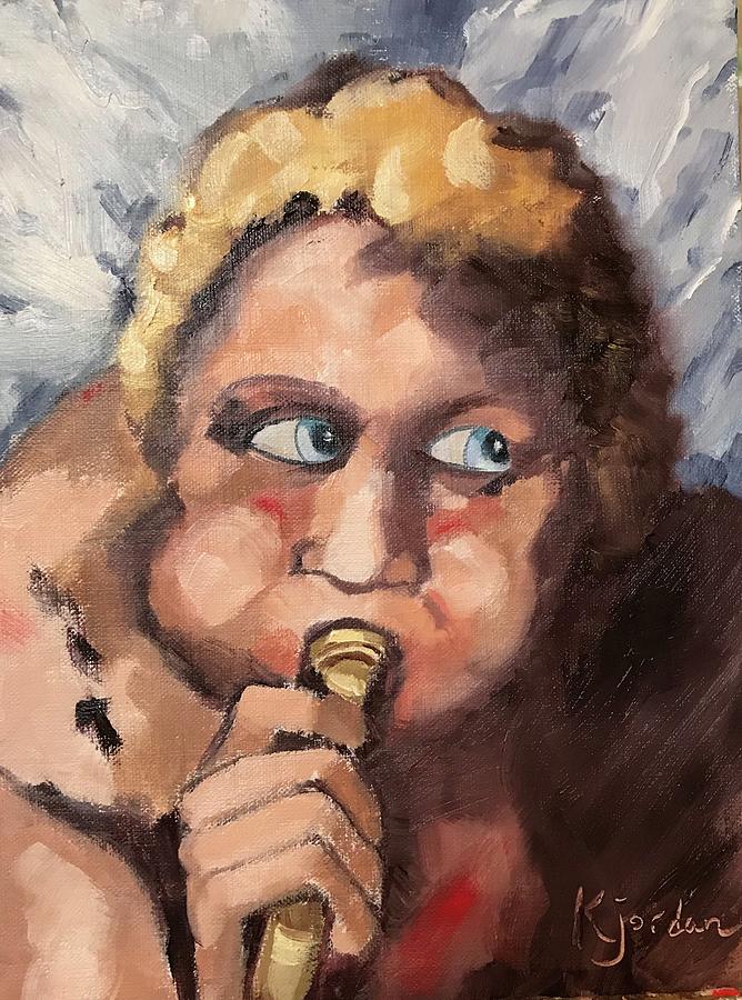 Angel Painting - Gabriel by Karen Jordan Angel Painting - Gabriel by Karen Jordan
