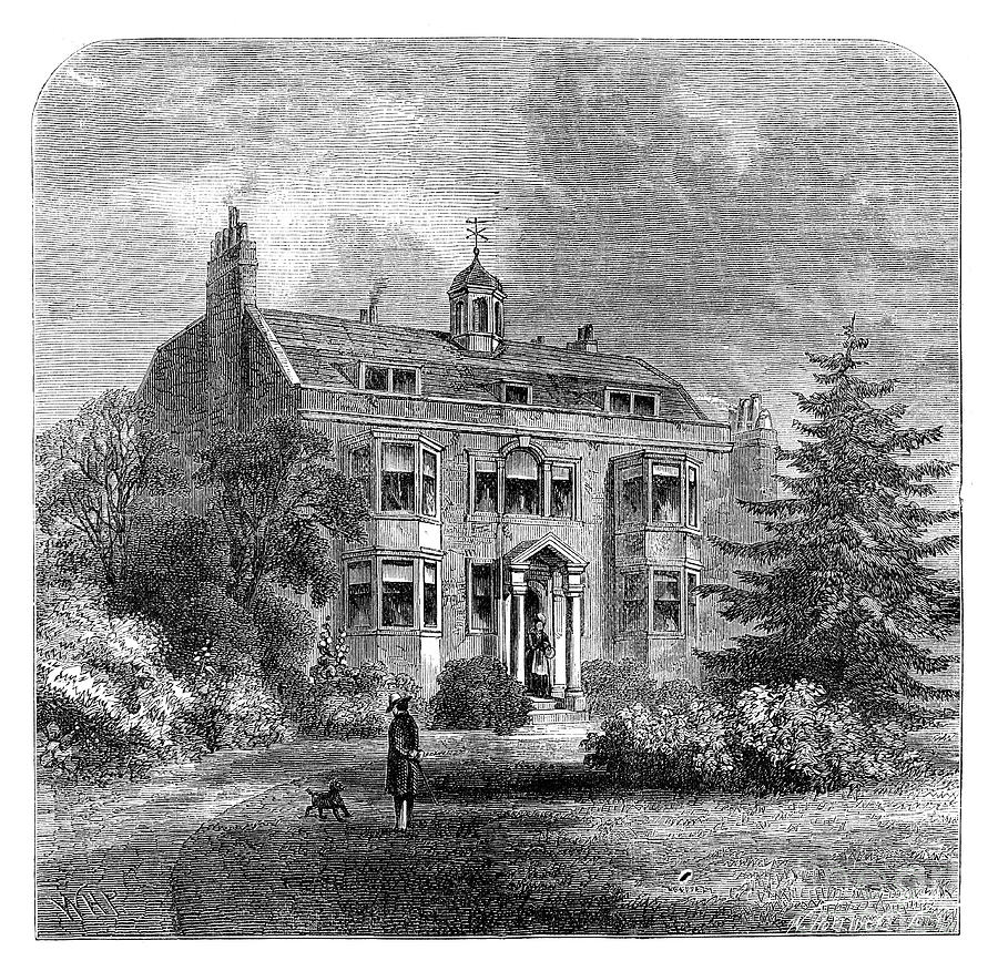 Gads Hill Place, The Residence Drawing by Print Collector