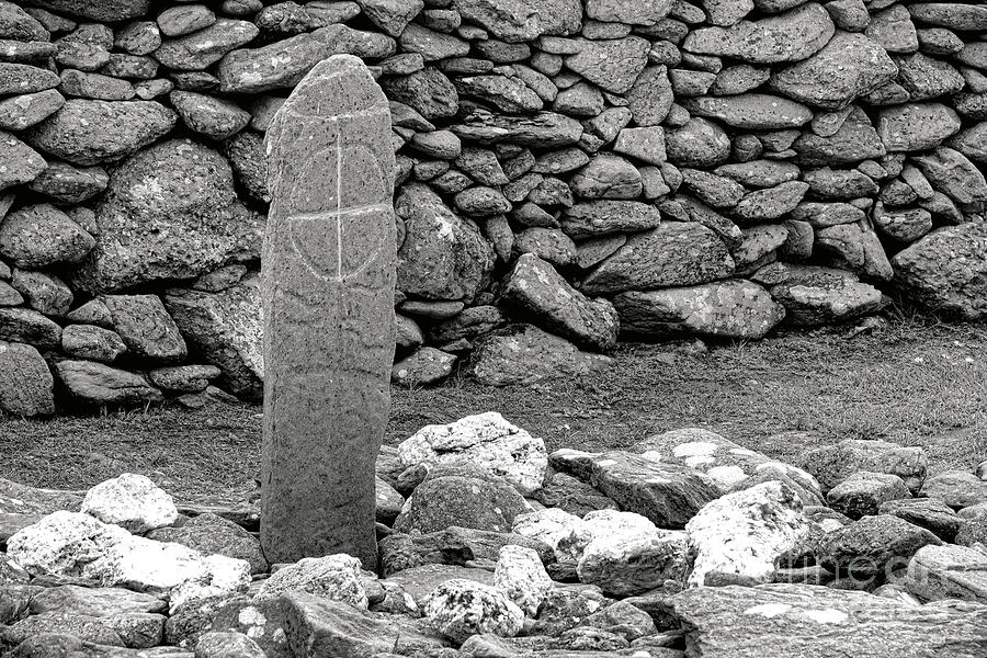 Gaelic Grave Photograph by Olivier Le Queinec