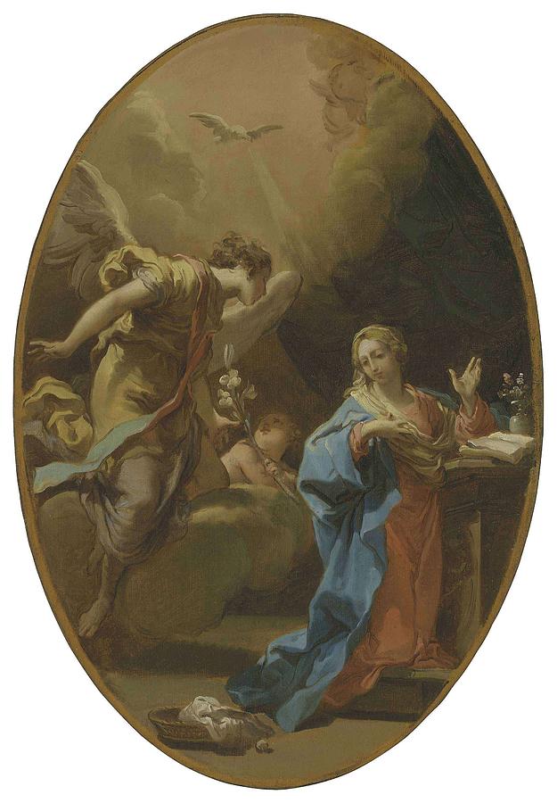 Gaetano Gandolfi  San Matteo della Decima 1734-1802 Bologna  The Annunciation Painting by Celestial Images