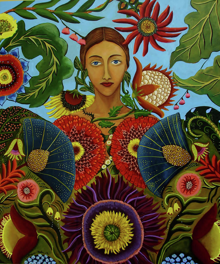 Flower Painting - Gaia by Catherine A Nolin