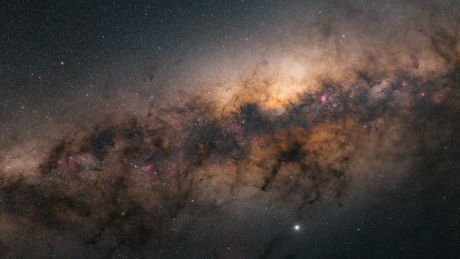 Stars Photograph - Galactic Core by Bartosz Wojczynski Stars Photograph - Galactic Core by Bartosz Wojczynski