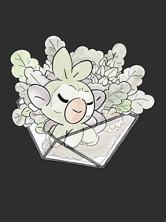 Galar Grass Starter - Team Grookey by Uwaki Art Galar Grass Starter - Team Grookey by Uwaki Art
