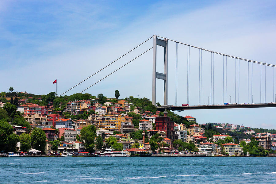 Galata Tower And Houses Photograph by Keren Su - Pixels