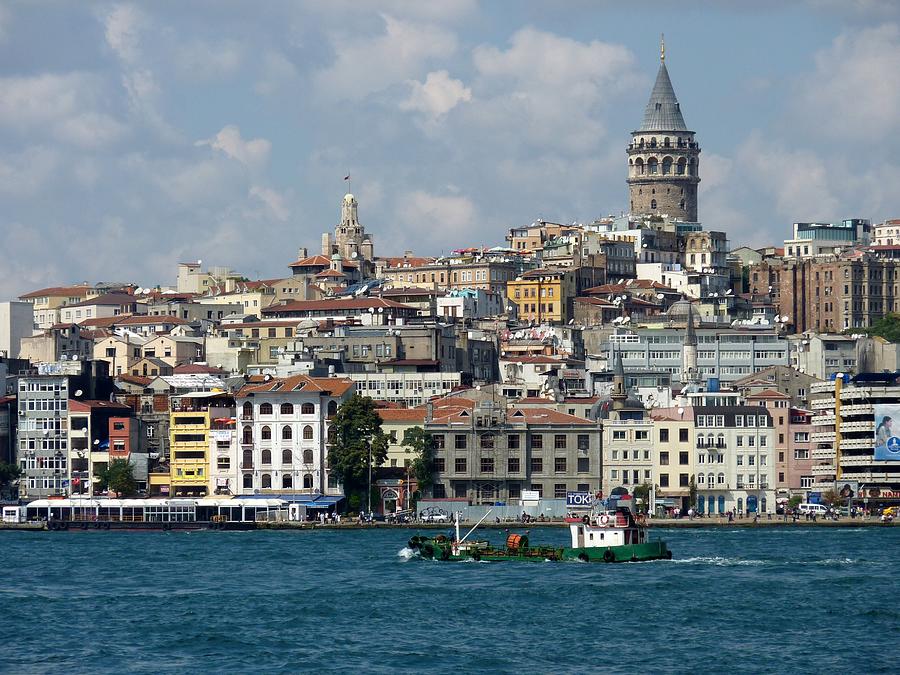 Galata Tower, Istanbul, Turkey Photograph by Laurent Sauvel