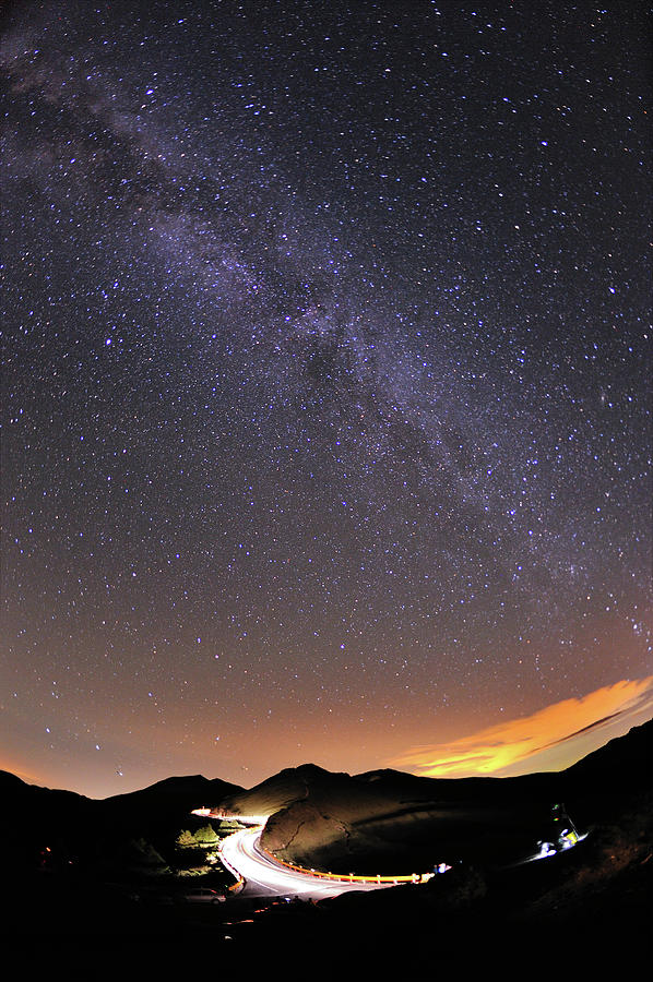 Galaxy Above Mt. Shimen , Taiwan Photograph by Yu Cheng Chen