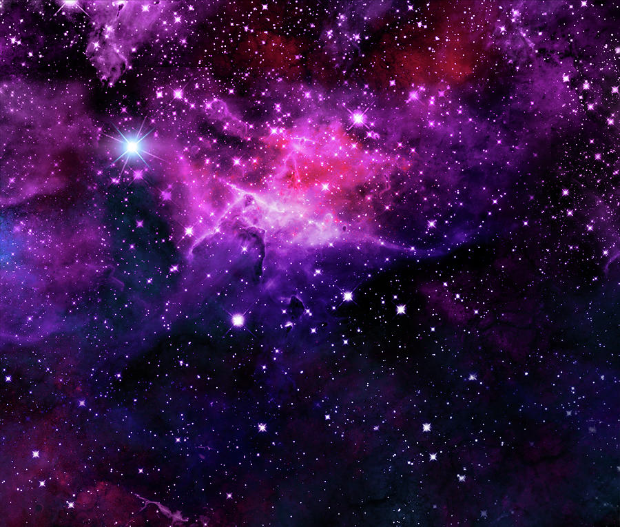 Galaxy Art Digital Art by Veronika Limonov