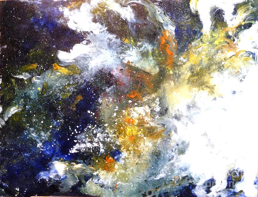 Galaxy Painting by Betty M M Wong